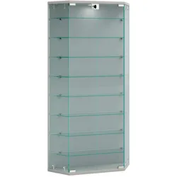 VCM, Vitrine + Buffetschrank, Wandvitrine Glasvitrine Benila XL (83 x 17 x 114 cm)