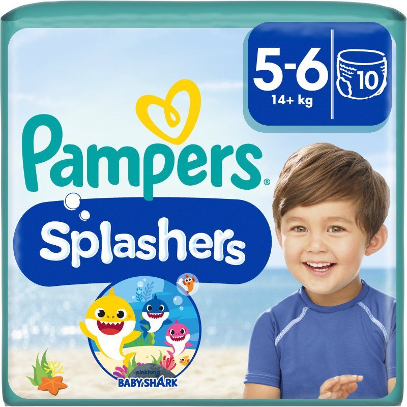Pampers Splashers 5-6 couches imperméables 14+ kg 10 pcs