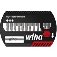 Bit-Satz FlipSelector Standard, 13-teilig schwarz/rot, PH / PZ / Sechsrund