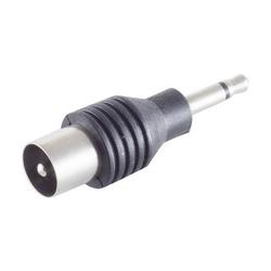 Shiverpeaks -BASIC-S--Adapter, Klinkenstecker Mono 3,5mm auf Koaxstecker (Klinkenadapter) (BS57101)