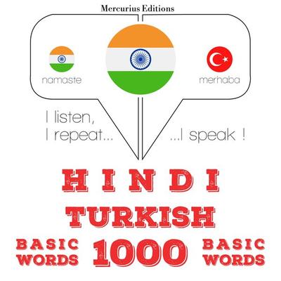 1000 essential words in Turkish - JM Gardner, Audio, 9782821137196