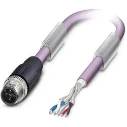 Phoenix Contact Sensor-/Aktor-Datensteckverbin, Elektronikkabel + Stecker, Violett