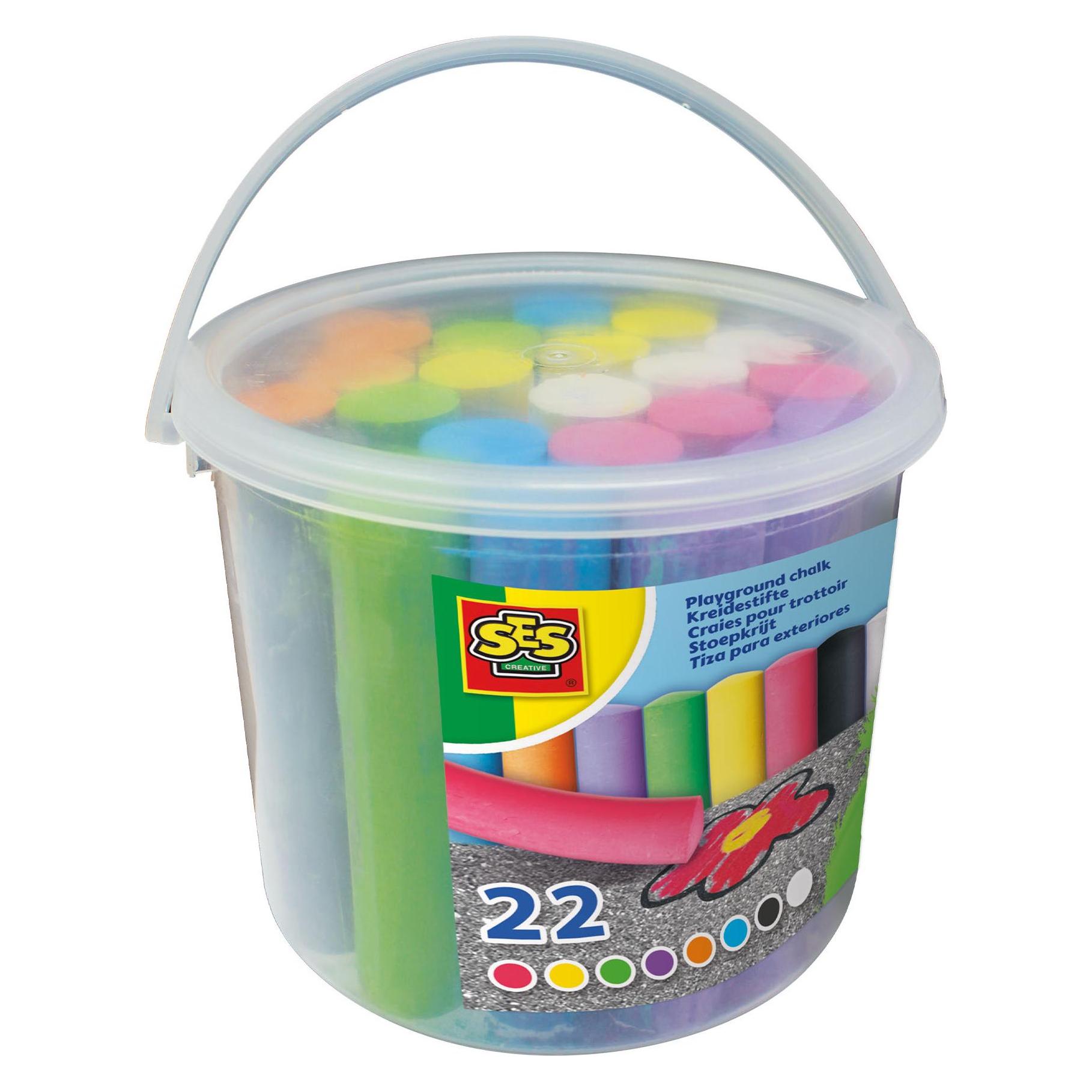 Ses Bürgersteigkreideeimer, 22. (22x) (02205)