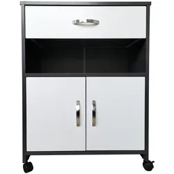 HTI-Living Küchenschrank Grau/Weiß Blanca