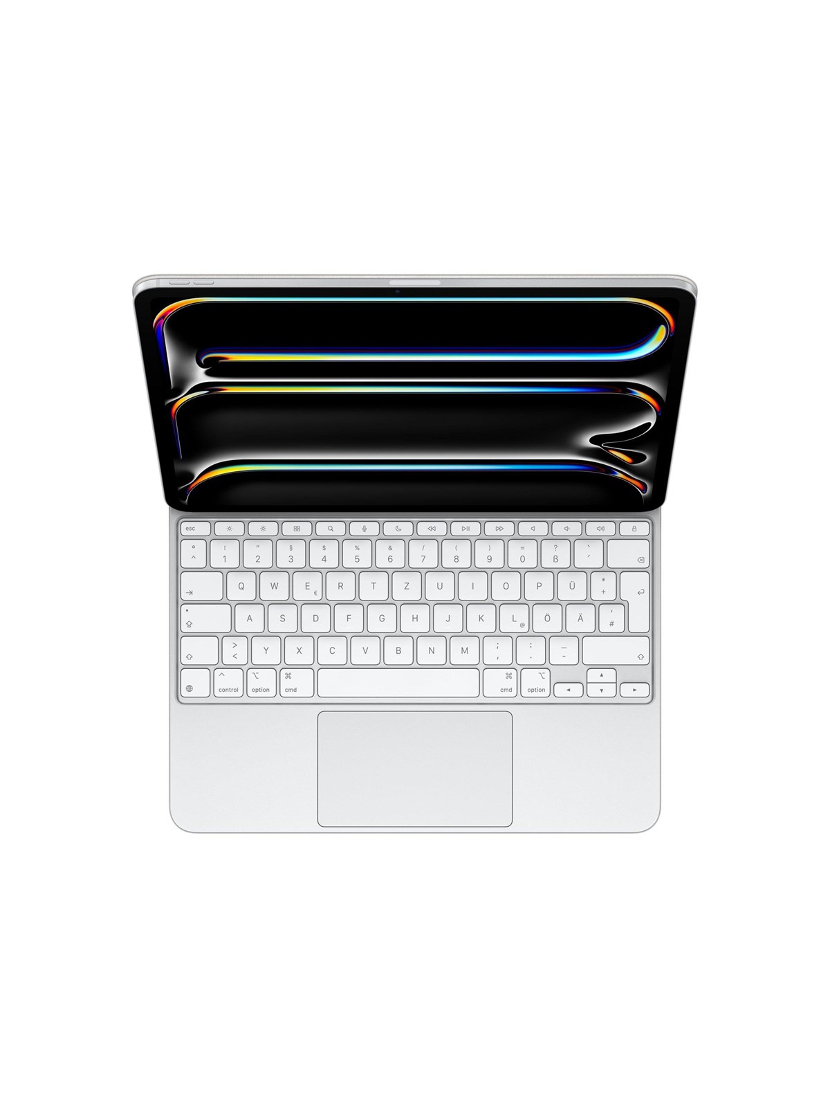 Apple Magic Keyboard for iPad Pro 13?inch (M4) - German - White - Tastatur & Folio-Set - Deutsch - Weiss