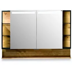 Voglauer Spiegelschrank V-Quell Holz Braun Eiche 96 cm