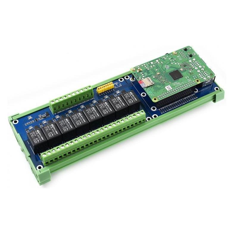 WaveShare 8 Kanal Hutschienen Relaismodul für Raspberry Pi (RPi Relay Board (B))