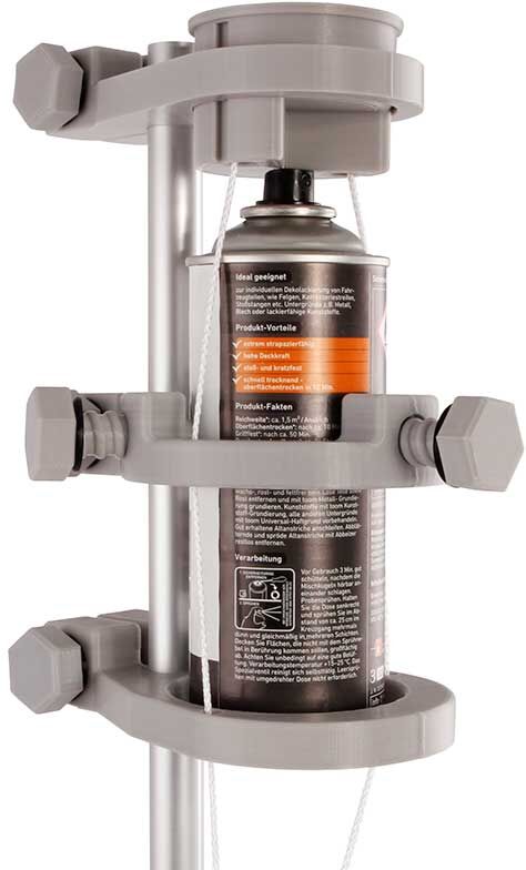 Axis Line Sprühdosenhalter 2.0 für Teleskopstange mit Seilzug universal,