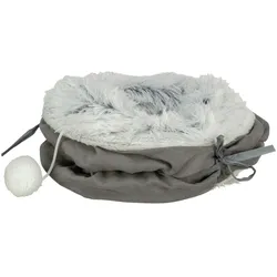 Trixie Katzen-Spieltunnel Harvey, ø 27 × 116 cm, Grau, Katzenspielzeug