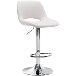 Barhocker Camden Stoff chrom