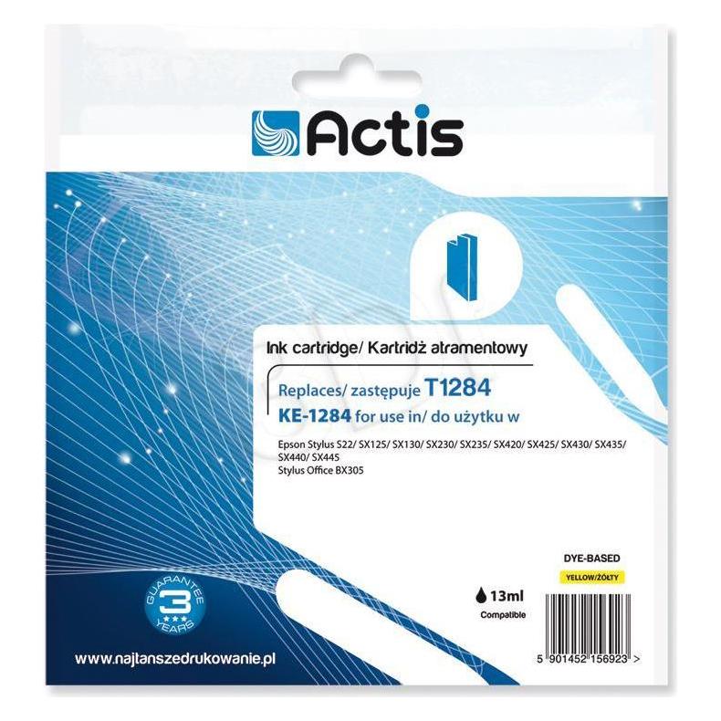 Factis KE-1284 yellow ink cartridge for Epson T1284 new  - Tintenpatrone (Y) (KE-1284)