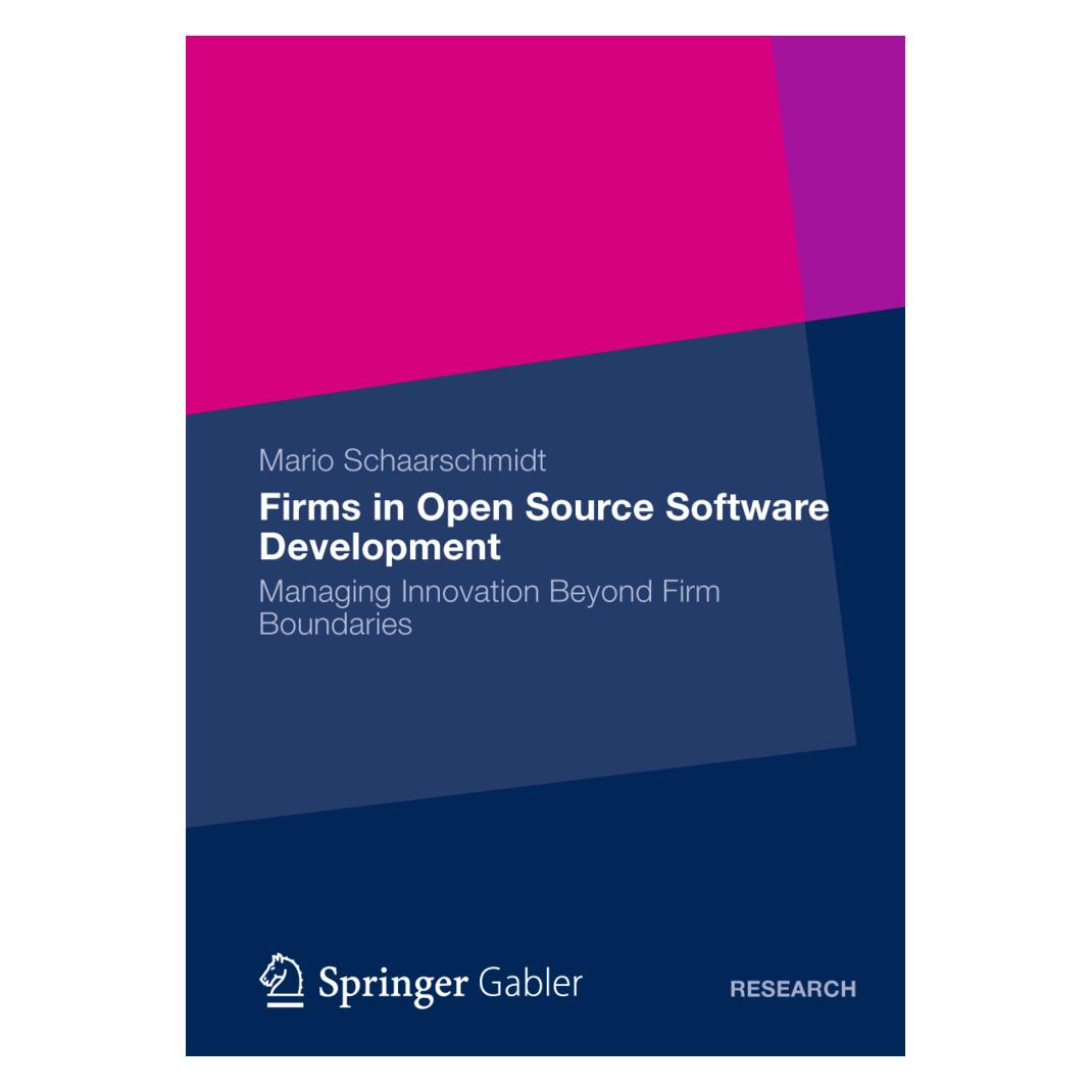 Gabler Firms in Open Source Software Development (Englisch, Softcover, Mario Schaarschmidt) (55478372)