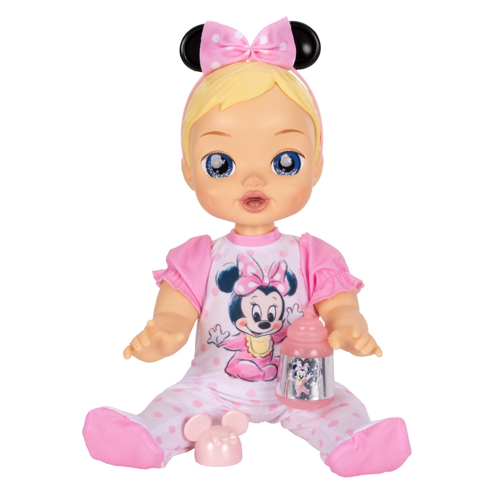 Jakks Pacific Pop Disney Darlings - Deluxe-Feature-Puppe: Minnie Blond (251364)
