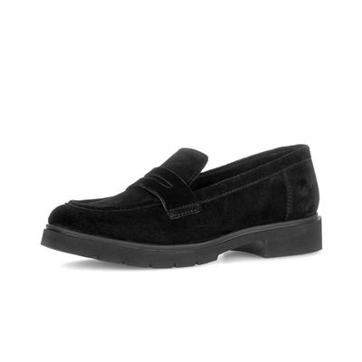 Slipper GABOR "Slipper", Damen, Gr. 38, schwarz, Schuhe Slipper
