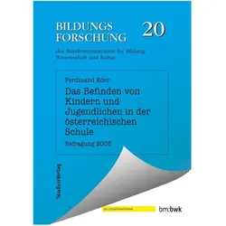 Das Befinden von Kindern und Jugendlichen in der österreichischen, Fachbücher von Ferdinand Eder