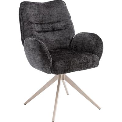 Esszimmerstuhl HOME AFFAIRE "Ronda", grau (anthrazit, hummus, anthrazit), B:64cm H:94cm T:69cm, Stühle, Esszimmerstuhl