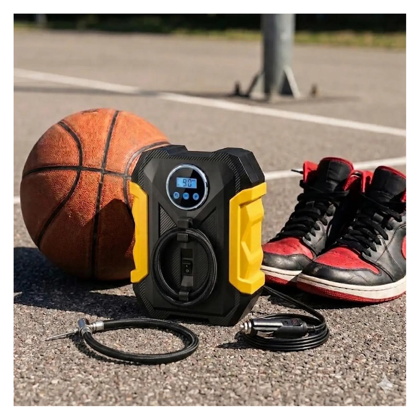 Extralink Kompresor Samochodowy 100w 150psi LCD Latarka Akcesoria (10.34 Bar) (Extralink)