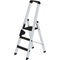 Munk Stufen-Stehleiter 250 kg einseitig begehbar mit clip-step R13 - 042703