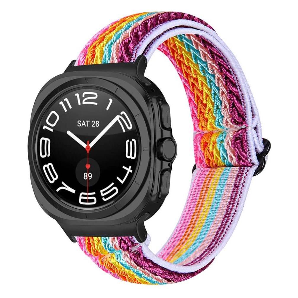 Cover-Discount Samsung Galaxy Watch 8 / Galaxy Watch 8 Classic - Silikon Ersatzband (Nylon Stoff) (69378870)