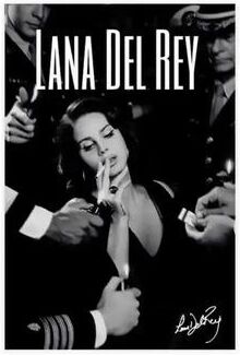 Uplifted Finds Lana Del Rey Aesthetic Canvas Poster   Lizzy Grant Retro Music Wall Art Mural 8 40 X 60 Cm No Frame