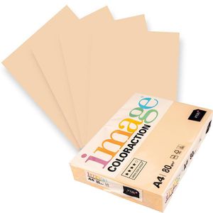 Antalis Kopierpapier Image Coloraction Savana, A4, 80g/qm, lachsfarben, 500 Blatt