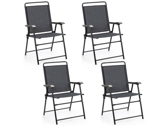 KLAPPSTÜHLE Grau (4-teilig)