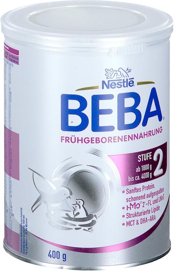 Nestle Beba Frühgeborenen Nahrung Stufe 2 Pulver 400g