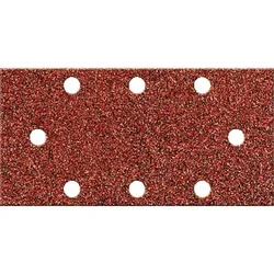 Schleifstreifen Korund 115 x 280mm, K 40, 14 Loch