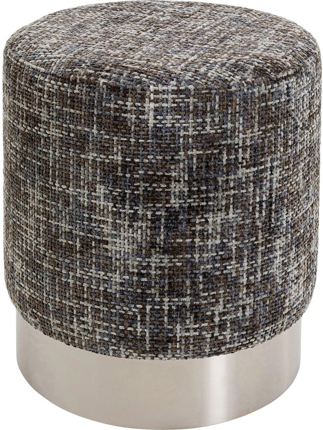 Hocker KARE DESIGN "Berry High 39 cm", grau, B:39cm H:47cm T:39cm, Hocker, Hocker grau B/H/T: 39cm x 47cm x 39cm, Polyester