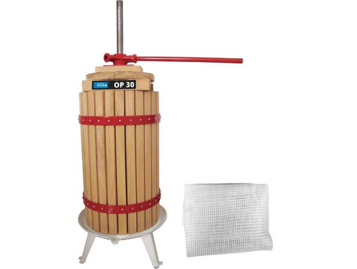 Güde Obstpresse 30018, Mechanisch,unbehand. Holz,lebensmittelechte Farbe