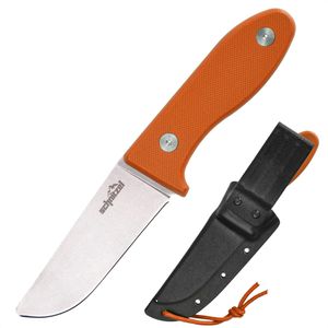 Schnitzel Schnitzmesser UNU, Kindermesser, gerade Klinge, orange, mit Köcherscheide