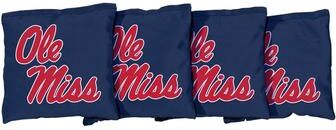 Skip's Garage Ole Miss Rebels Blue Cornhole Bags
