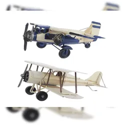 Kaemingk Flugzeug Eisen nostalgisch Deko Propellerflugzeug Stückpreis