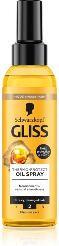 Schwarzkopf Gliss Oil Nutritive huile protectrice pour protéger les cheveux contre la chaleur 150 ml
