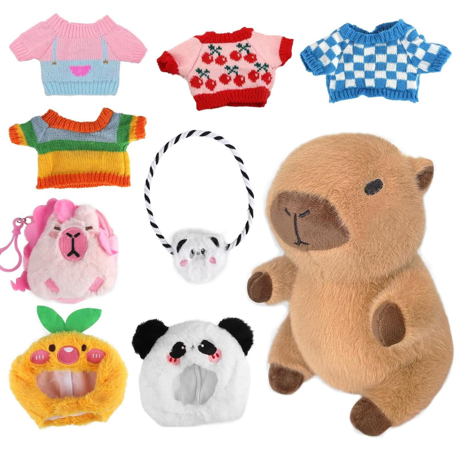 Schattige Capybara Pluche Knuffel, 25 cm