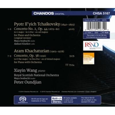 Klavierkonzert 2 op.44/Concerto op.38 - Wang,Oundjian,Royal Scottish National Orchestra, CD