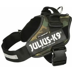 Julius-K9 IDC-Powergeschirr camouflage Grösse: Brustumfang (1, Hund, Allgemein), Halsband + Leine