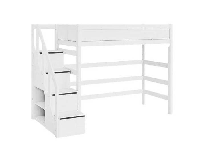 Hochbett mit Treppe 90x200cm