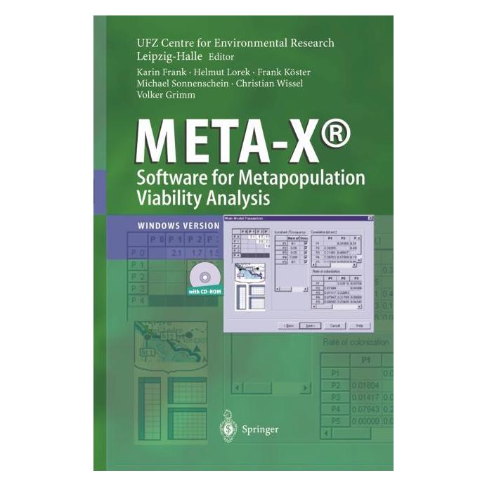 Springer META-X-Software for Metapopulation Viability Analysis (Englisch, Softcover, Christian Wissel, Frank Köster, Helmut Lorek, Karin Frank, Michael Sonnenschein, Volker Grimm) (55562144)
