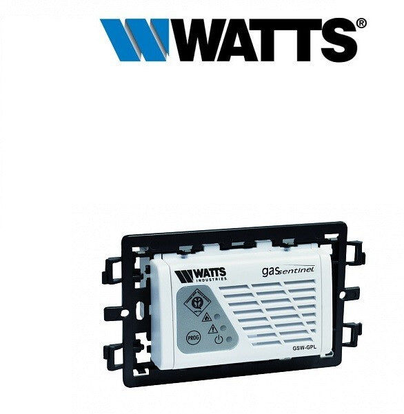 Watts Rilevatore Fughe di GAS GSW a Incasso Metano Per Applicazioni Domestiche