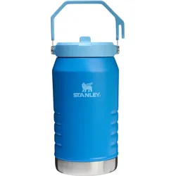 IceFlow Thermobecher mit Griff und Strohhalm, 1,9 L, azure