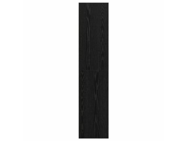 KTHLBRH Sideboard Eiche schwarz 30 x 41 x 185 cm Ingenieurholz 5 Regale, Wohnzimmeraufbewahrung, modernes Design, einfache Wartung, Montage erforderlich