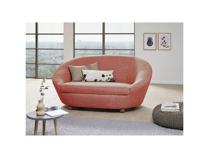 Sofa Glenrock I 2-Sitzer Rot Webstoff Kelis 178 x 82 x 114cm Modern