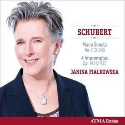 Piano Sonata D.568/4 Impromptus D.935 - Janina Fialkowska, CD