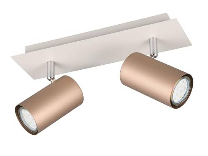Trio Leuchten Spotbalken Marley 802400265, Metall Coffee/Warm Grey, exkl. 2x GU10