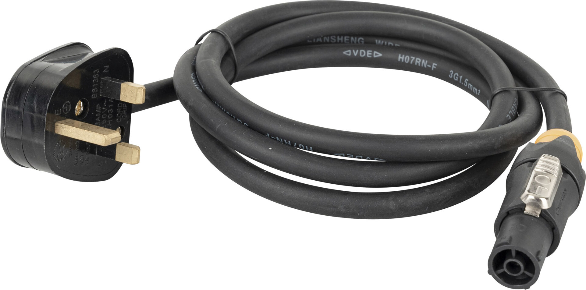 DAP Audio Power Pro True-Stecker Auf Uk Bs13, 1,5 M