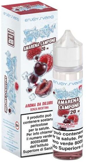 EnjoySvapo Amarena Lampone Frozen Liquido Shot 20ml Ghiaccio