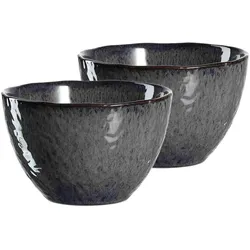 KERAMIKSCHALEN Matera Anthrazit ø 15.3 cm 2er Set