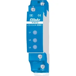 Eltako Phasenkontrolleuchte 3xLED rt P3K12-230V