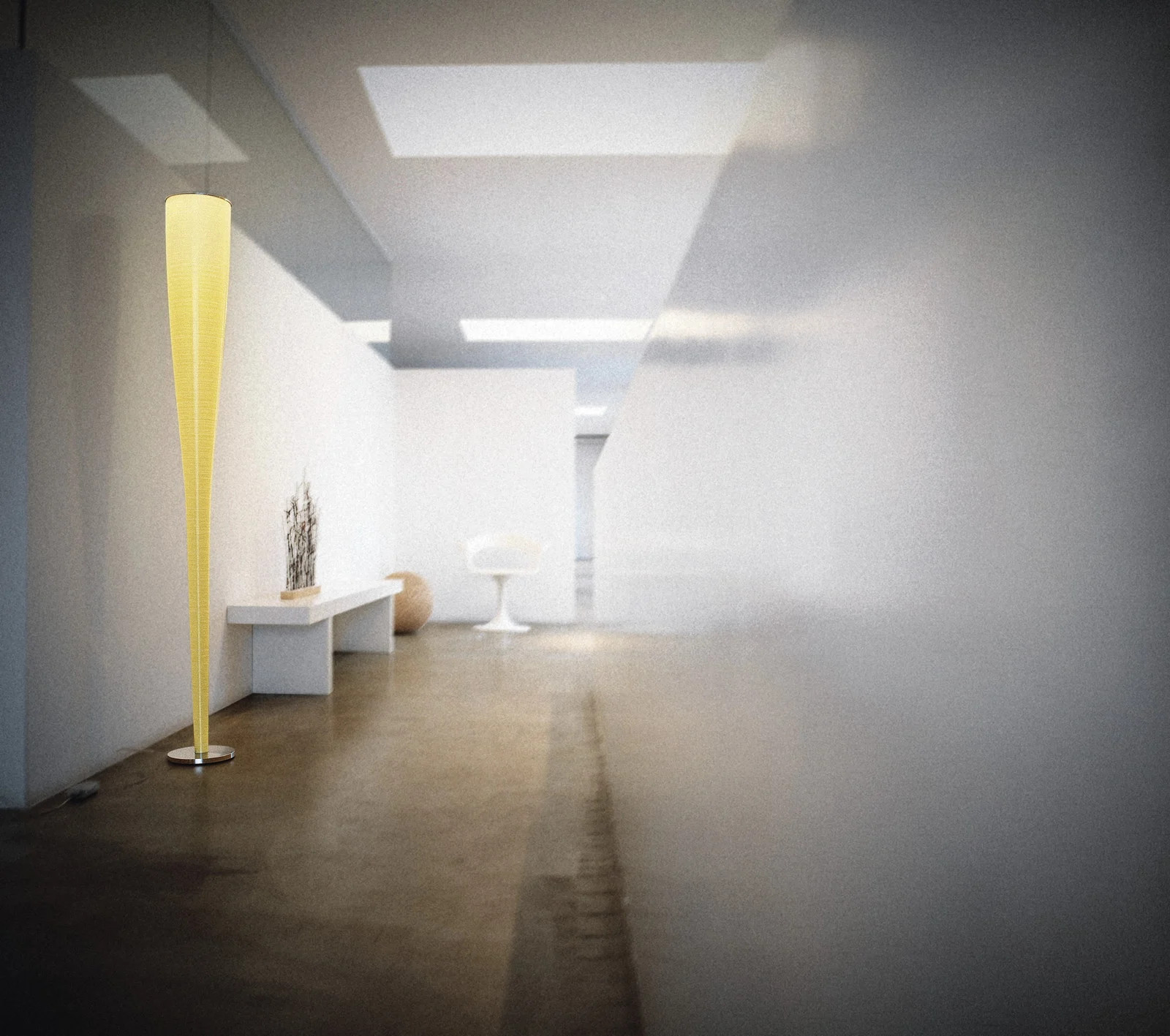 Foscarini Mite Vloerlamp - Geel